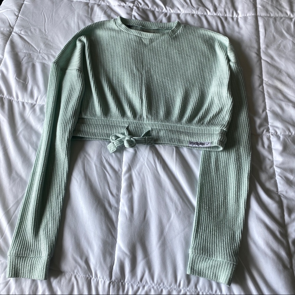 Gymshark lounge cropped long sleeve